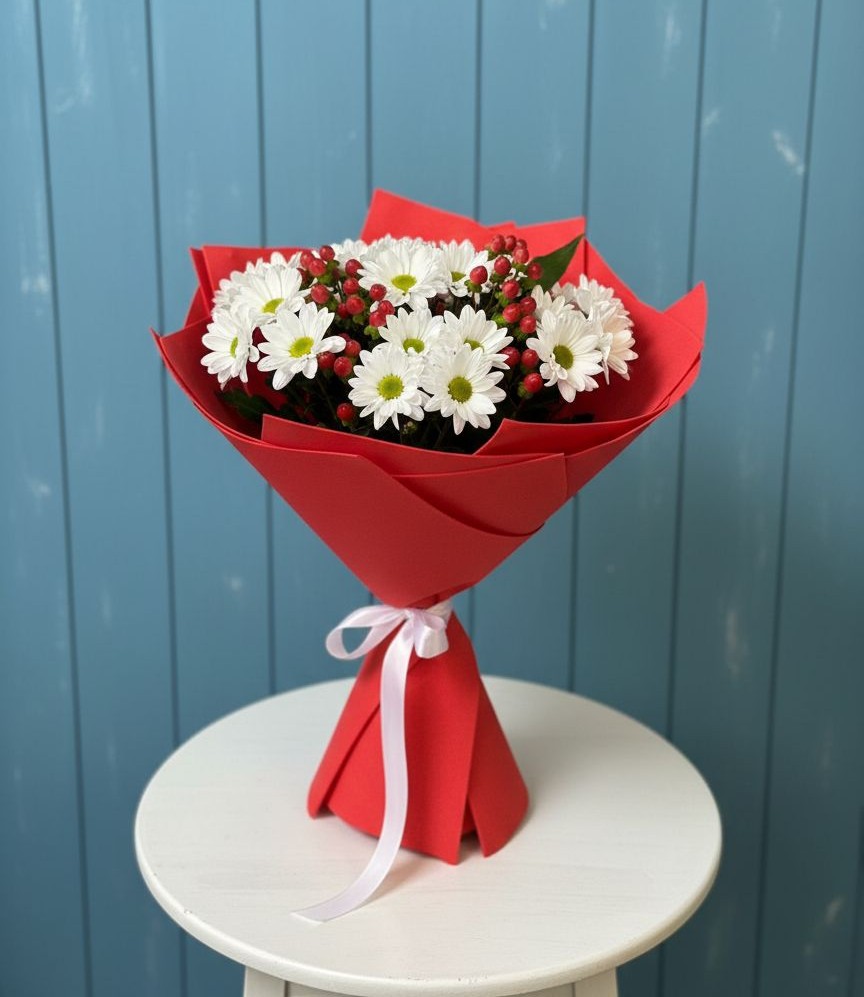 Букет цветов из: Хризантемы в Ачикулаке