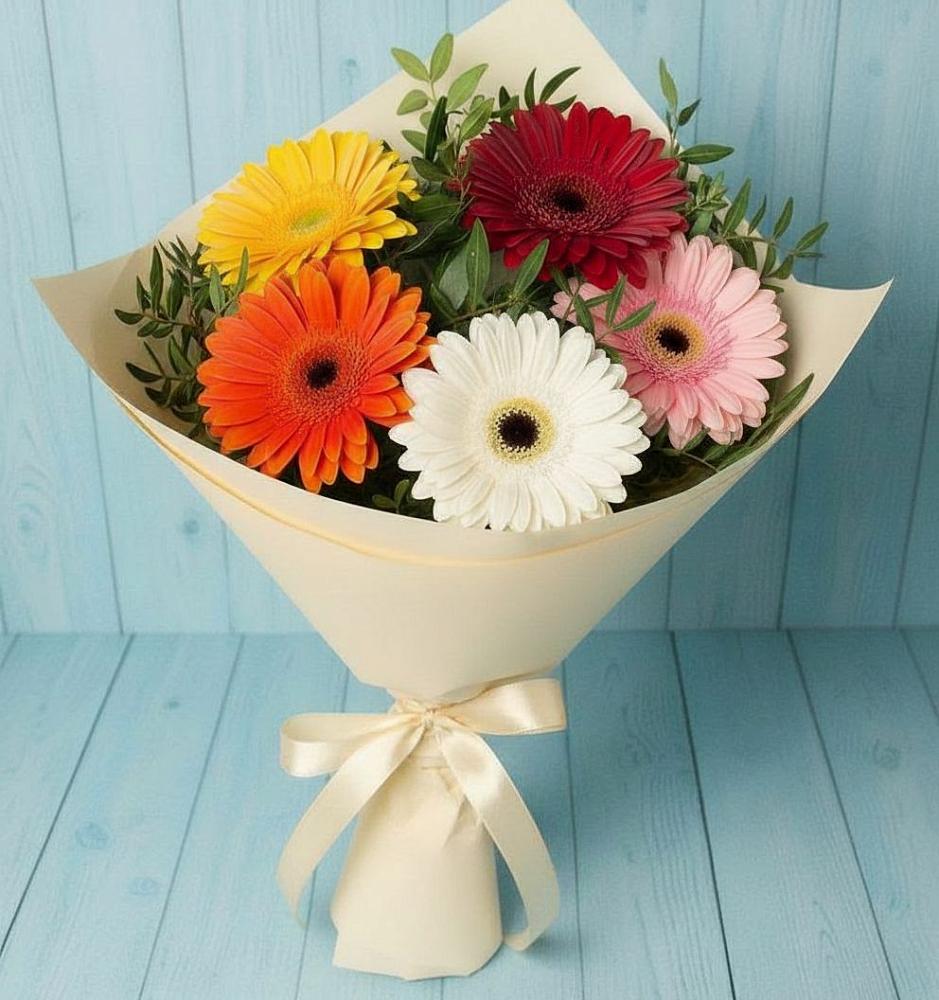 Букет цветов из: Герберы в Ачикулаке