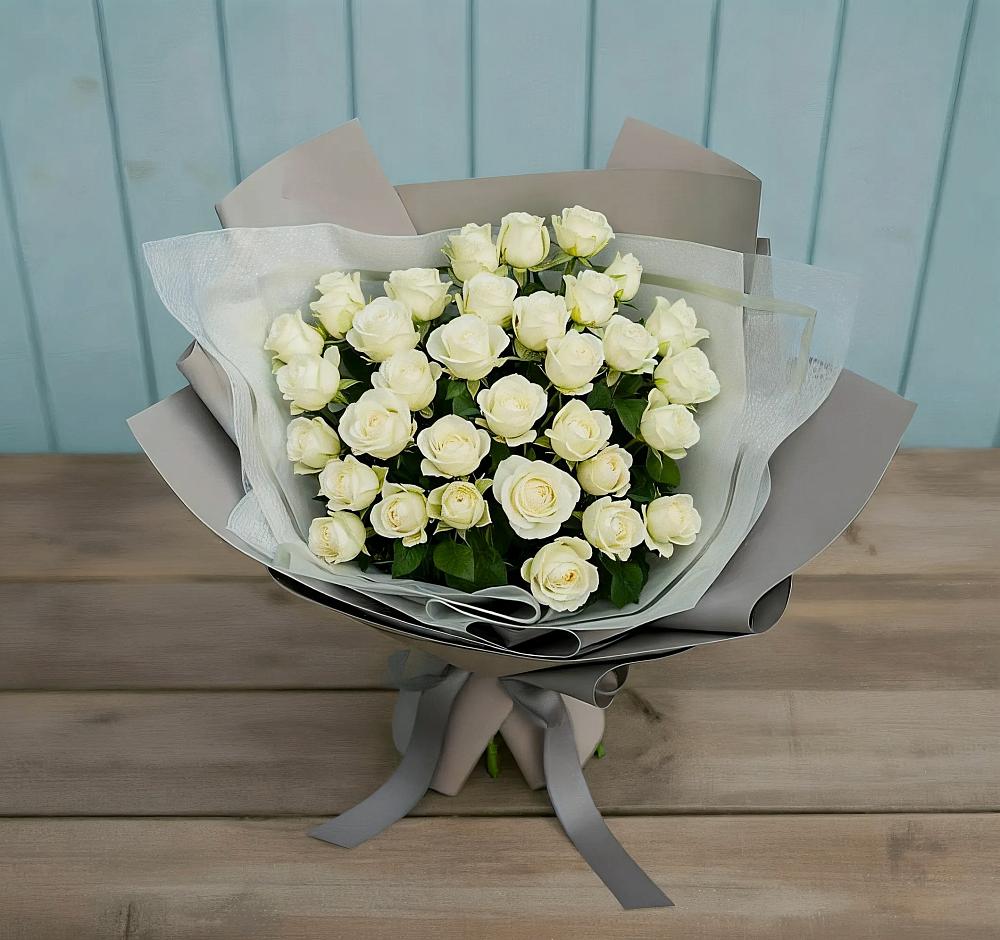 Букет Белоснежная нежность в Ачикулаке