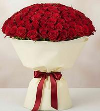 Букет 101 Красная роза Милано в Ачикулаке