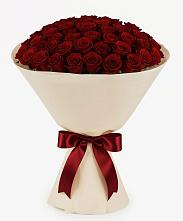Букет 101 Бордовая роза Блэк Бакарра в Ачикулаке