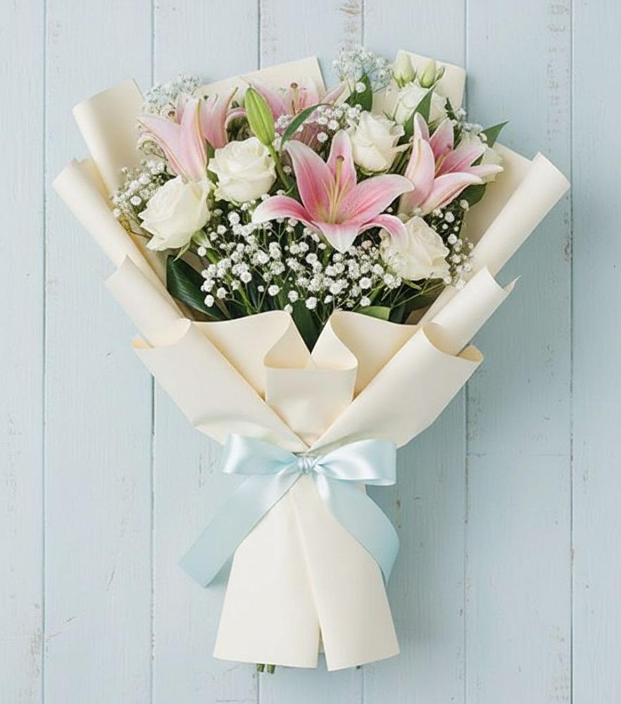 Букет цветов из: Лилии в Ачикулаке