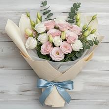 Букет цветов из:  Лизиантусы в Ачикулаке