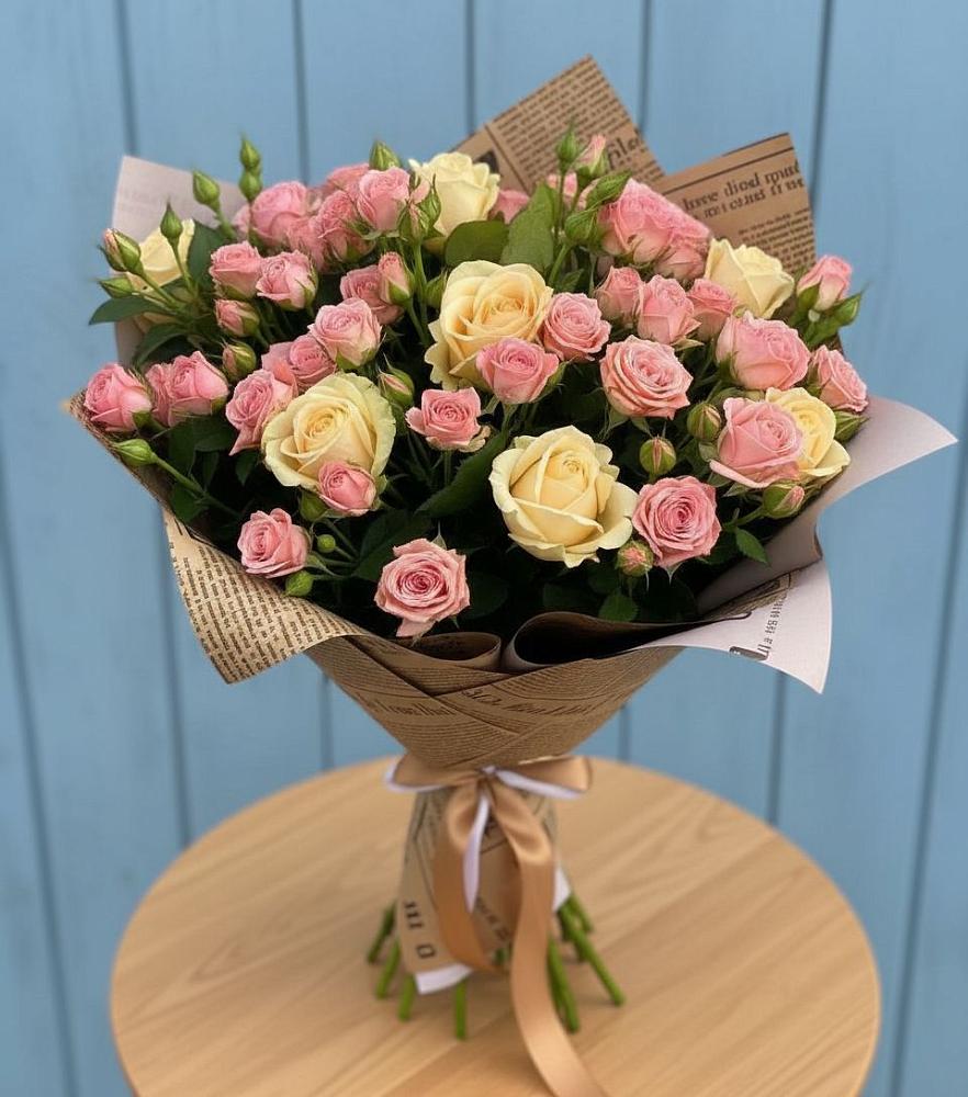 Букет цветов из: Розы в Ачикулаке