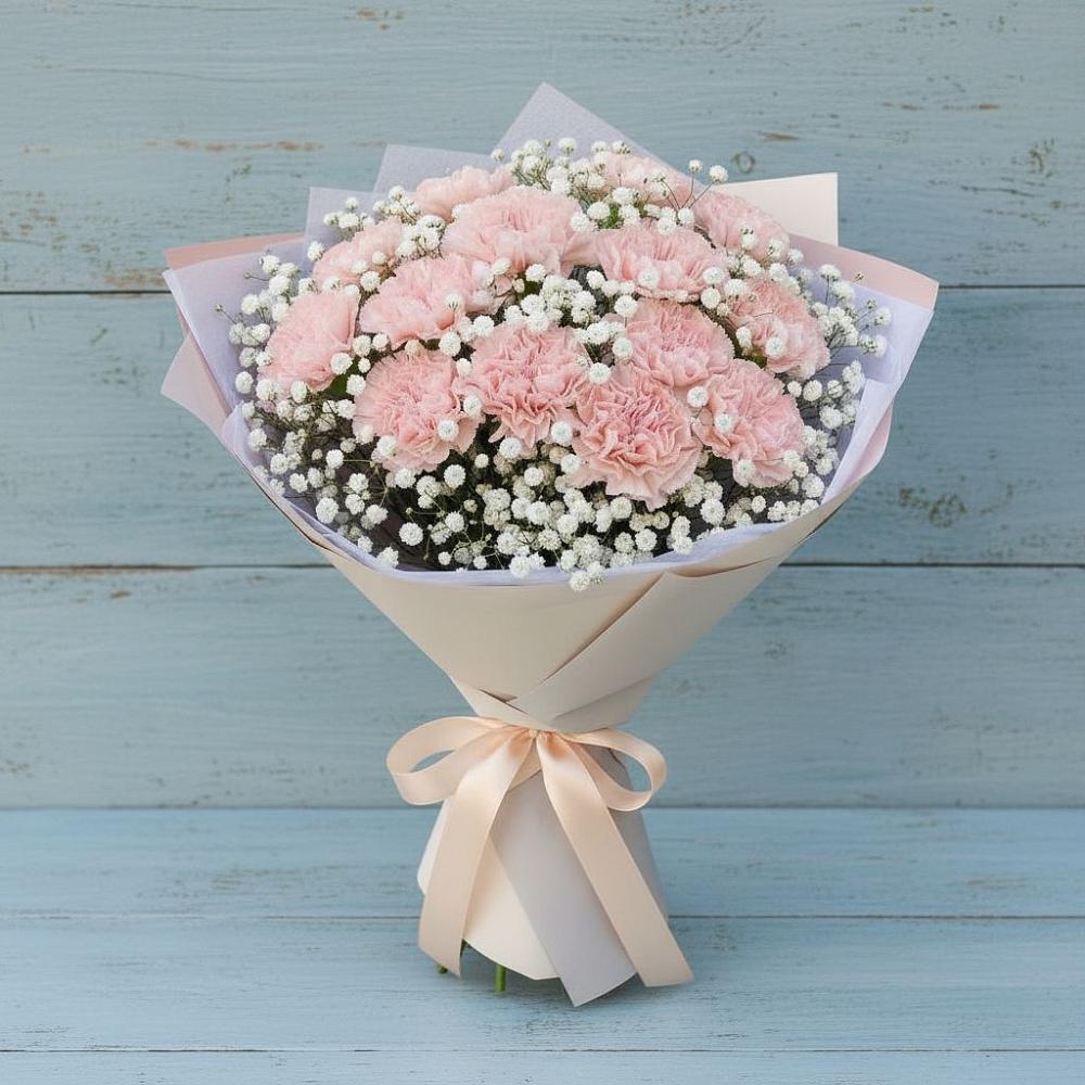 Букет цветов из: Гвоздики в Ачикулаке