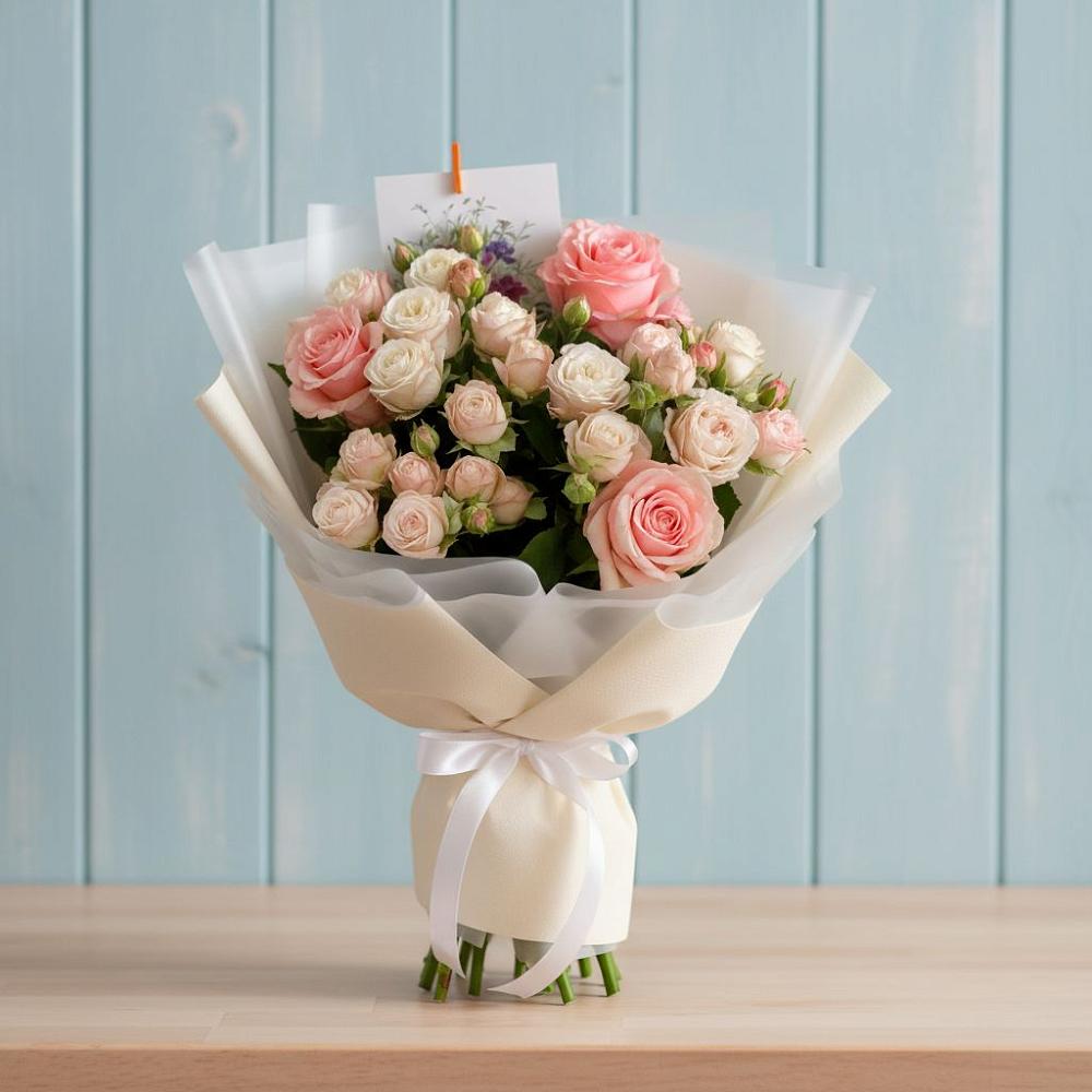 Букет цветов из: Розы в Ачикулаке