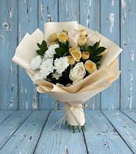 Букет цветов из:  Розы и Хризантемы в Ачикулаке