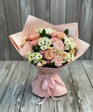 Букет цветов из:  Гвоздики, Розы и Хризантемы в Ачикулаке