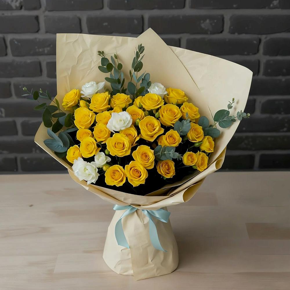 Букет цветов из: Розы в Ачикулаке