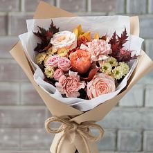 Букет цветов из:  Гвоздики, Хризантемы и Розы в Ачикулаке