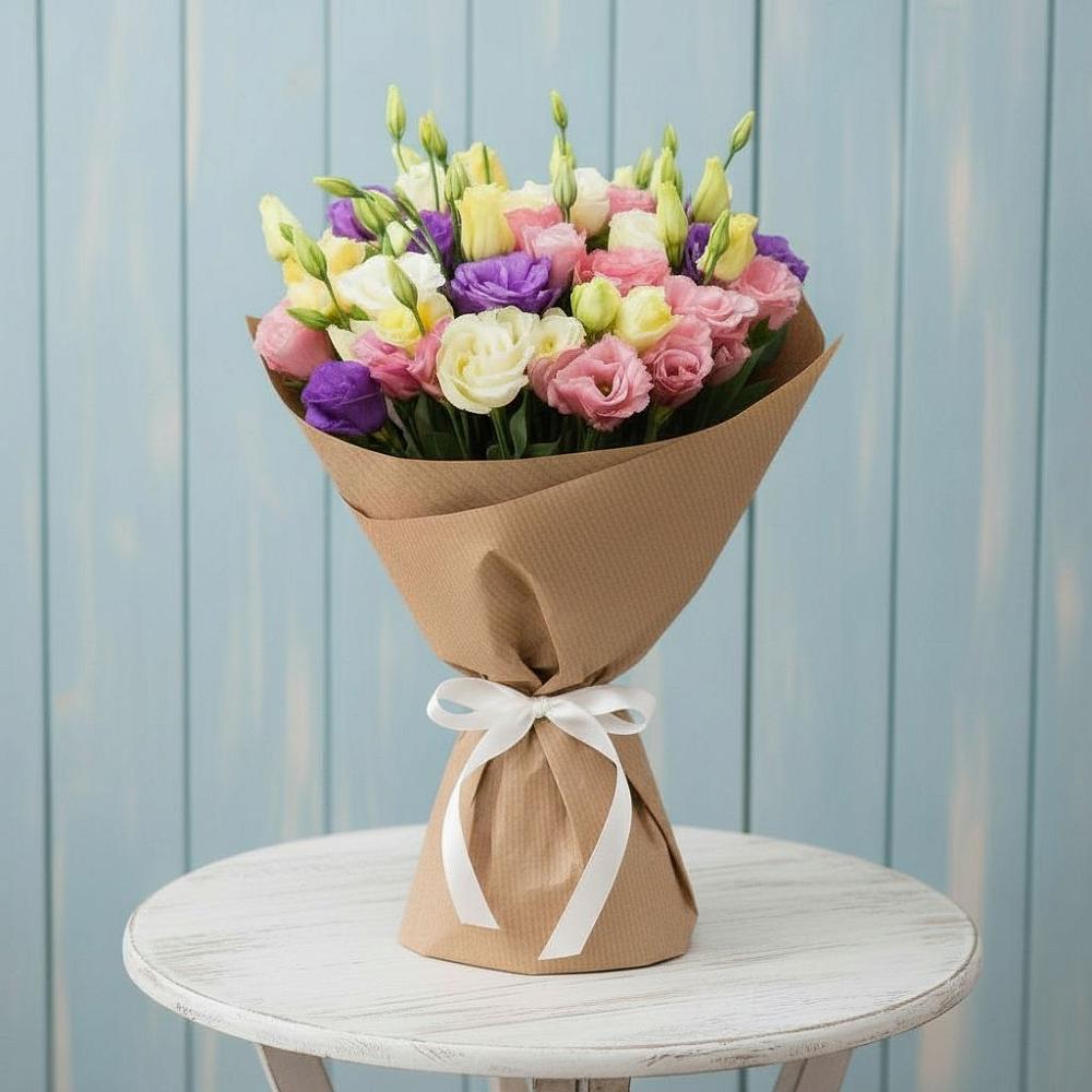 Букет цветов из: Лизиантусы в Ачикулаке