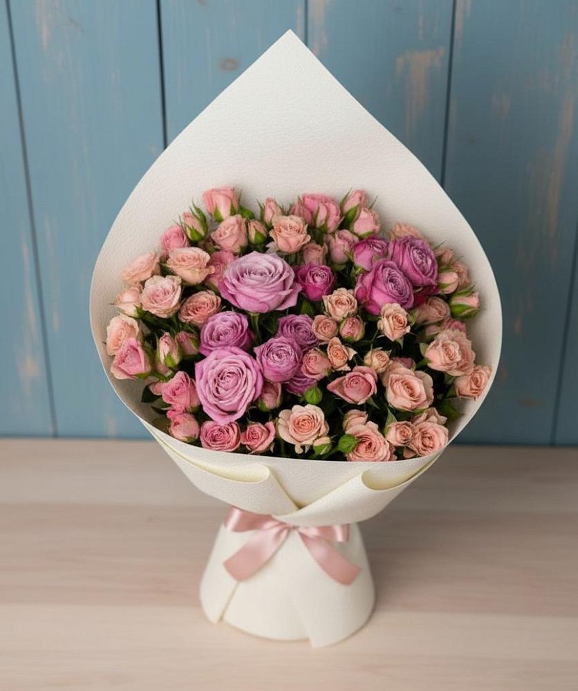 Букет цветов из: Розы в Ачикулаке