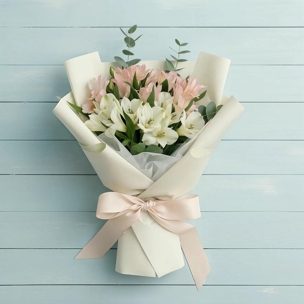 Букет цветов из: Альстромерии в Ачикулаке