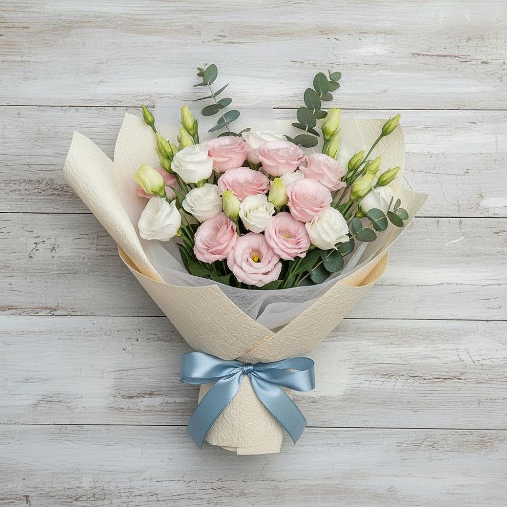 Букет цветов из: Лизиантусы в Ачикулаке